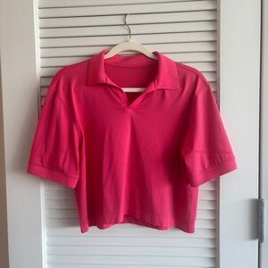 Lululemon Swiftly Tech Relaxed-Fit Polo Shirt lip gloss pink color